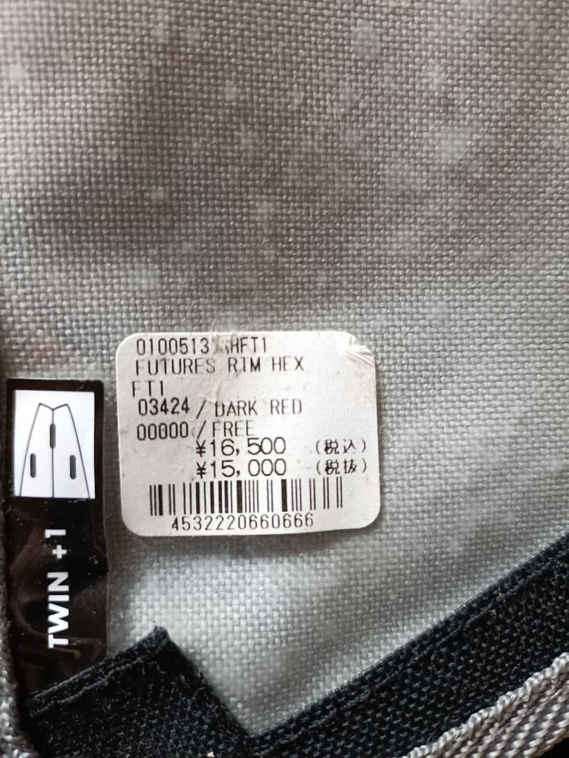 フューチャーフィン 2+1 FT1 RTM HEX futures