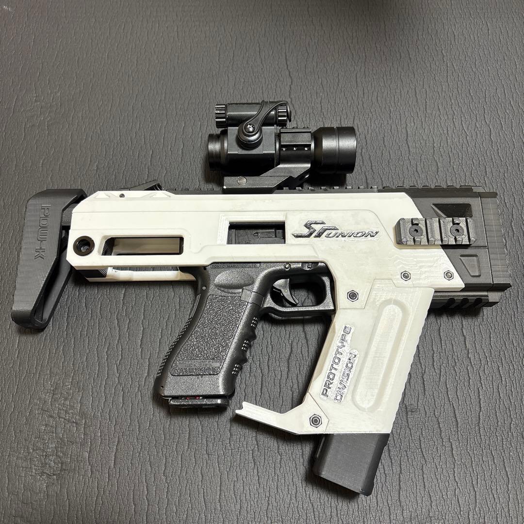 電動グロック18Cと SRU GLOCK PDWキットジャンク品
