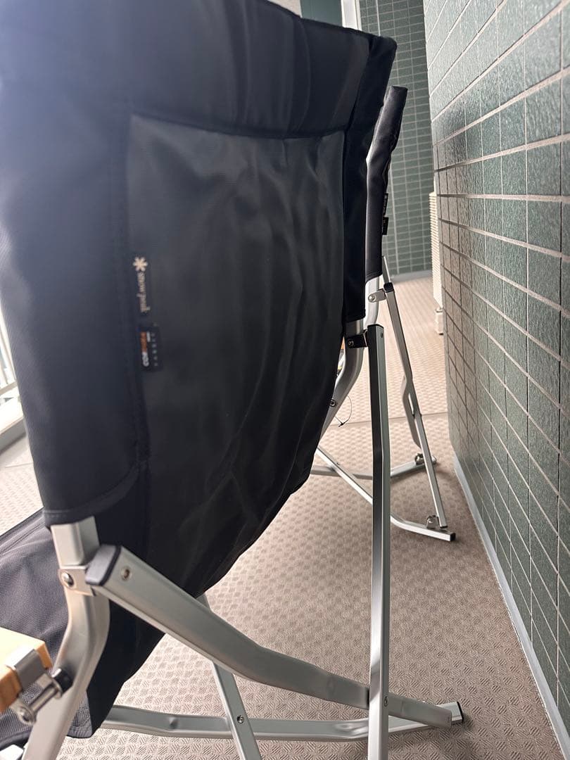  peak ローチェア30 ブラック 雪峰祭　2脚