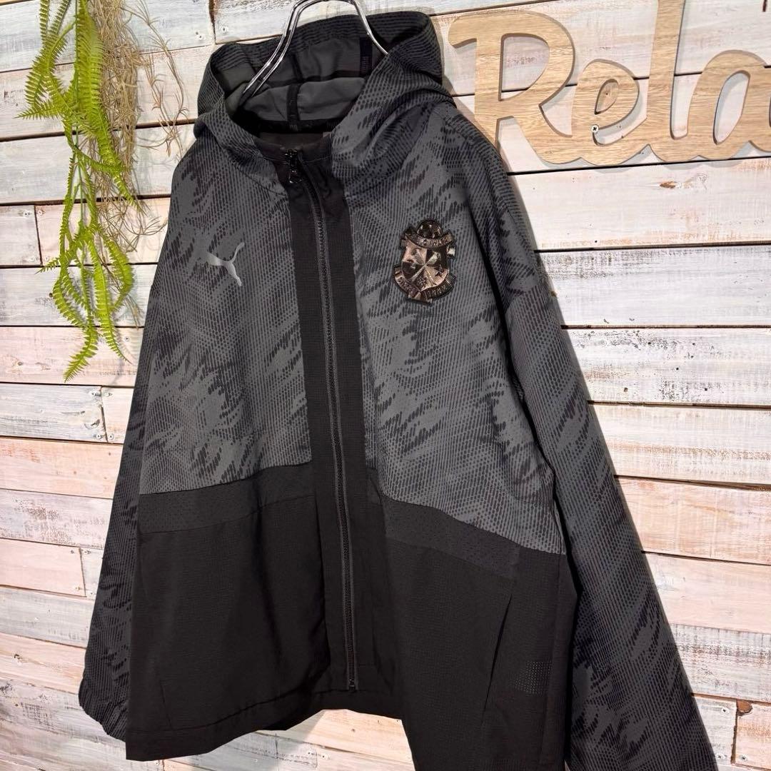 プーマ × ジュビロ磐田 ナイロンジャケット トレーニングウェア XL長袖フード