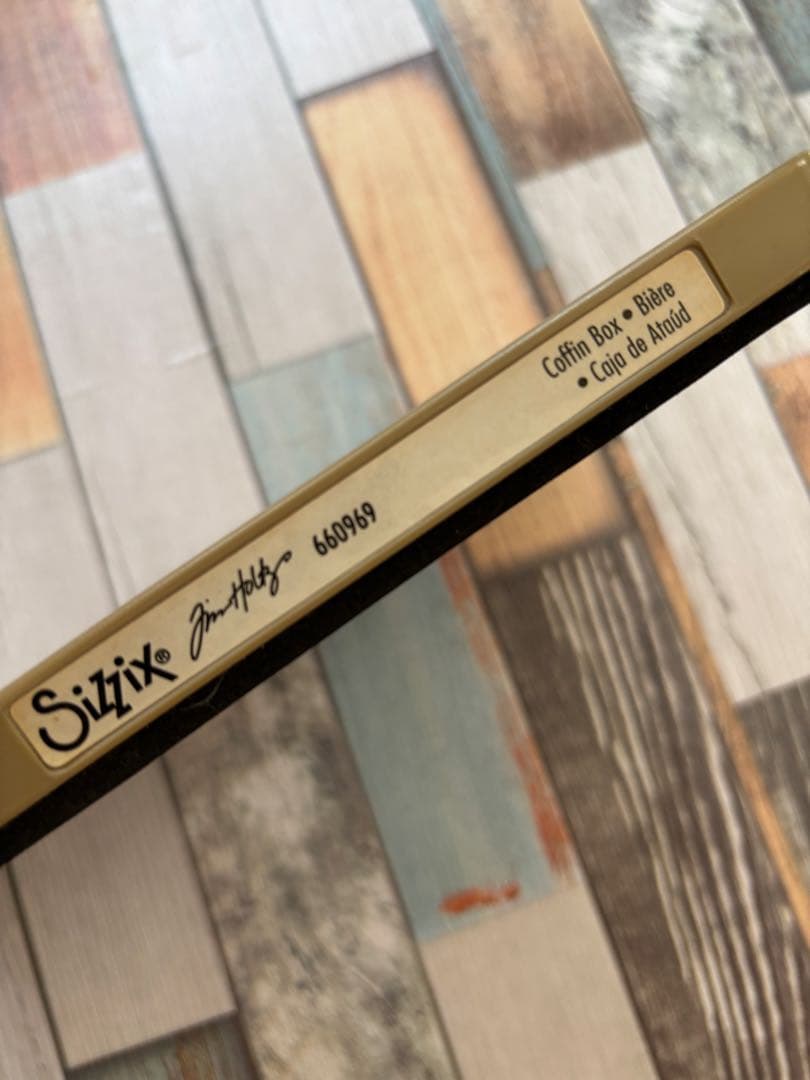 アルバム・スクラップ Sizzix bigz die Coffin Box Rare .660969