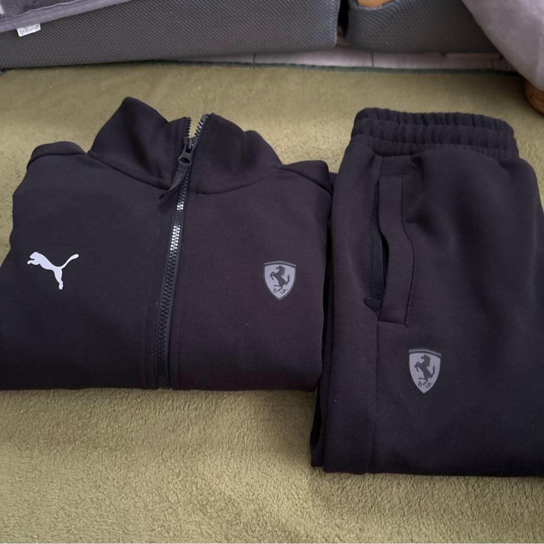 Puma フェラーリ ジャージ上下セット ブラック
