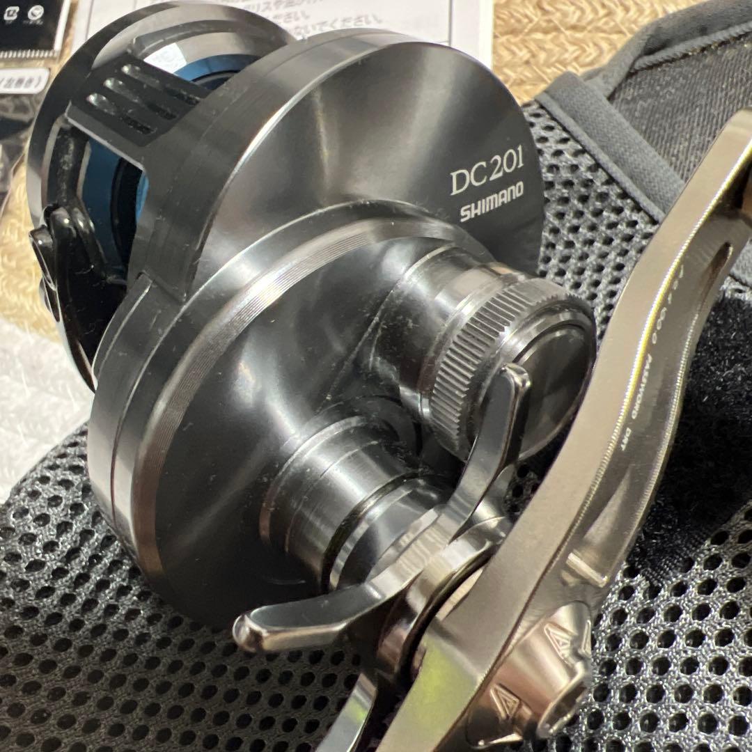 シマノ カルカッタコンクエストDC201 美品 バリアル新品 アンタレス レフト