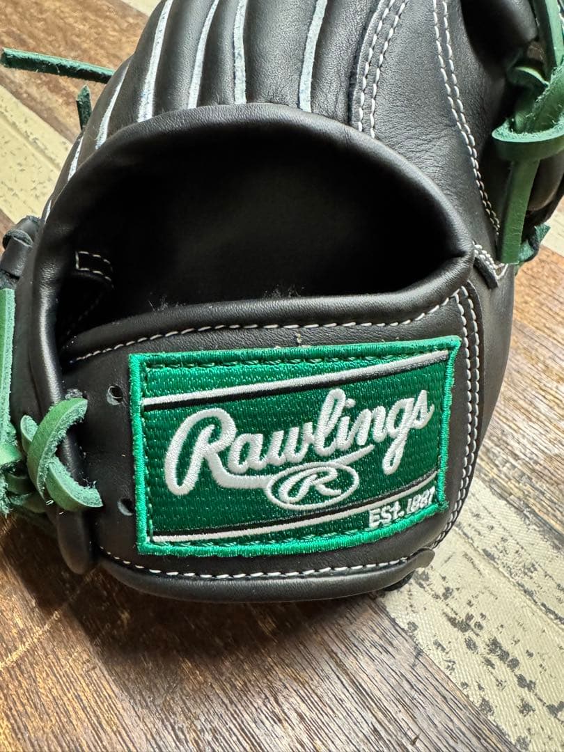 【新品】 ローリングス 少年軟式グローブ オールラウンド用 ブラック×グリーン