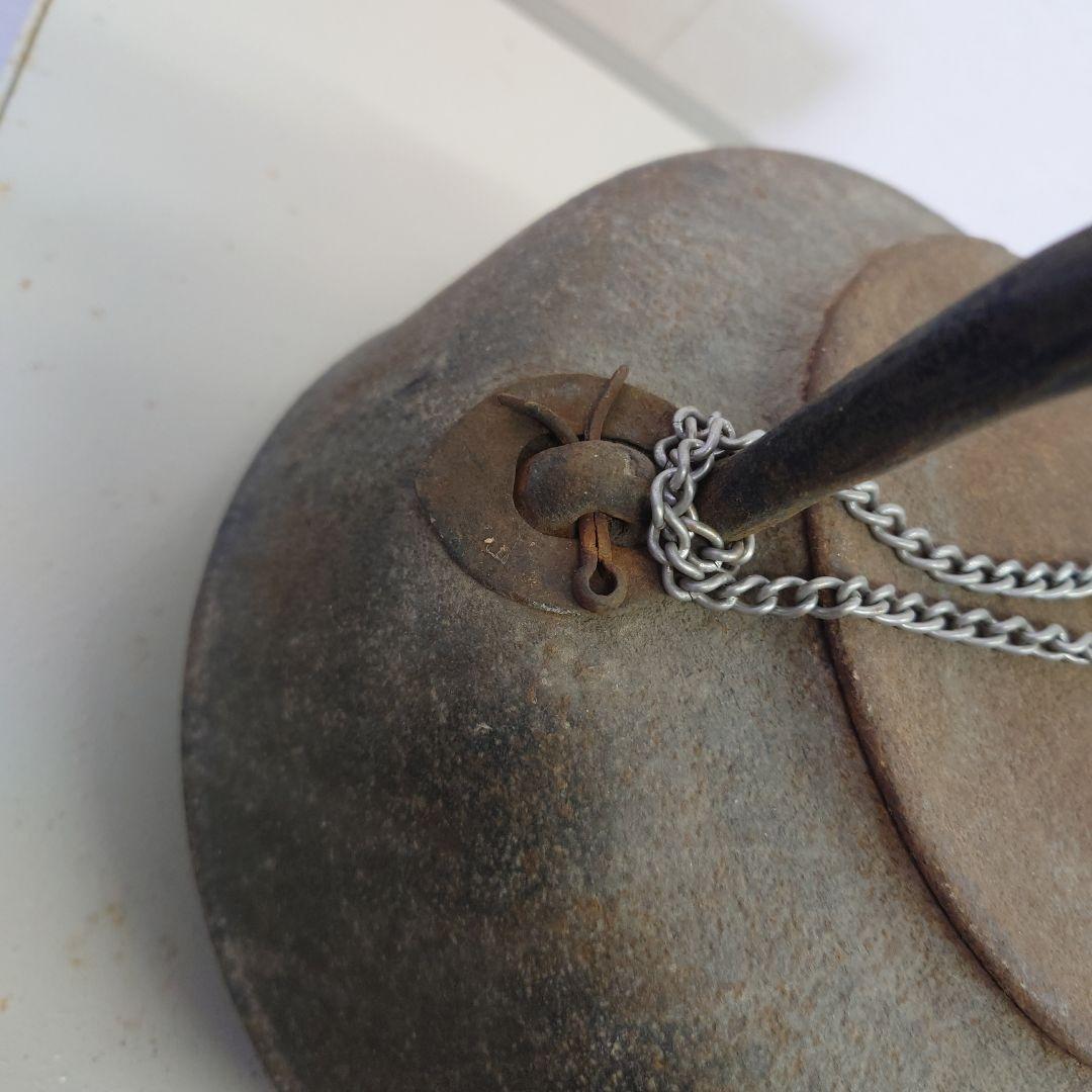 鉄製 丸型鉄瓶 経年劣化あり