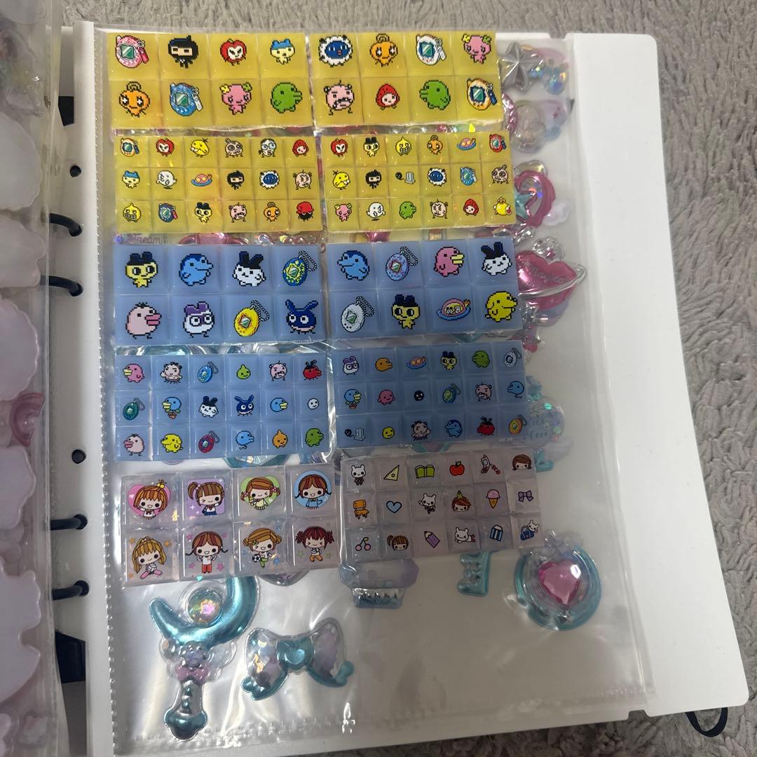 シール帳完成品20ページ ボンボンドロップシール タイルシール ウォーターシール