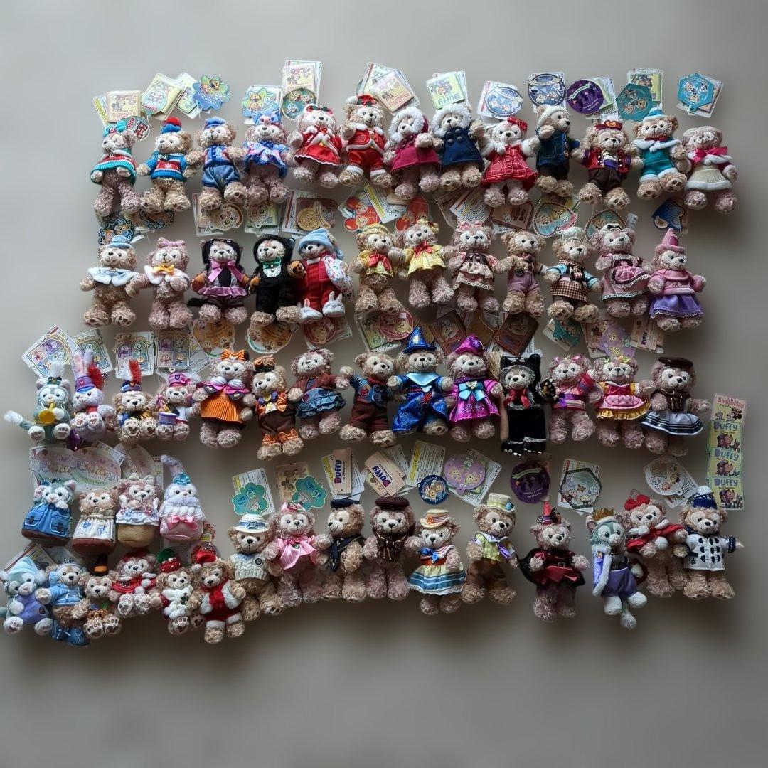 59体まとめ売り/ダッフィー＆フレンズ/ぬいぐるみバッジ/レアあり