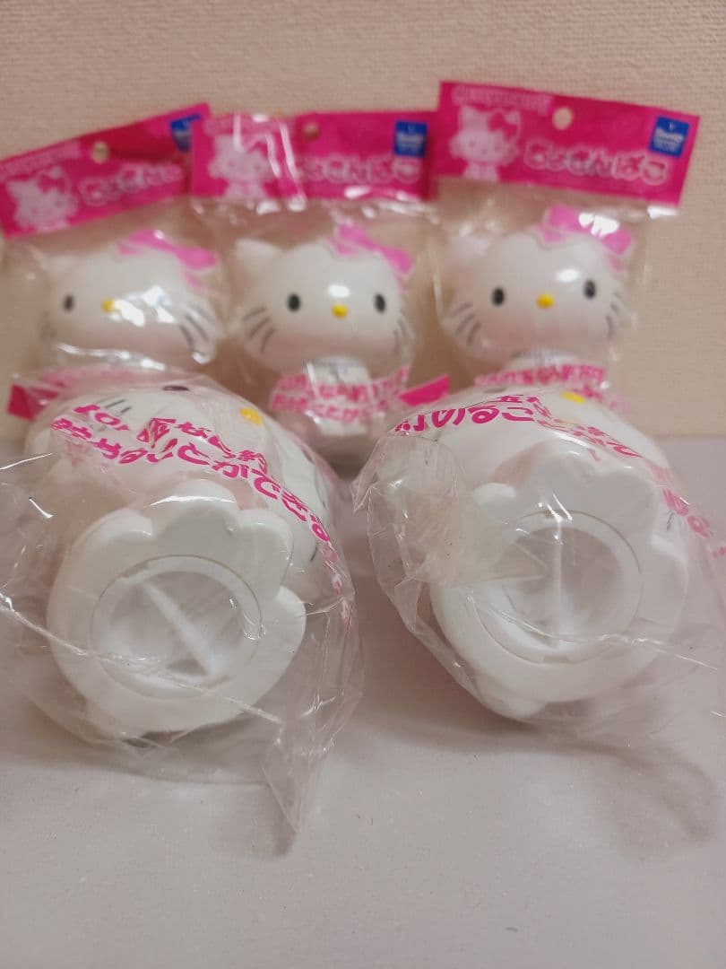 サンリオ　ハローキティ　チャーミーキティ　貯金箱　プラ製　平成レトロ　当時物