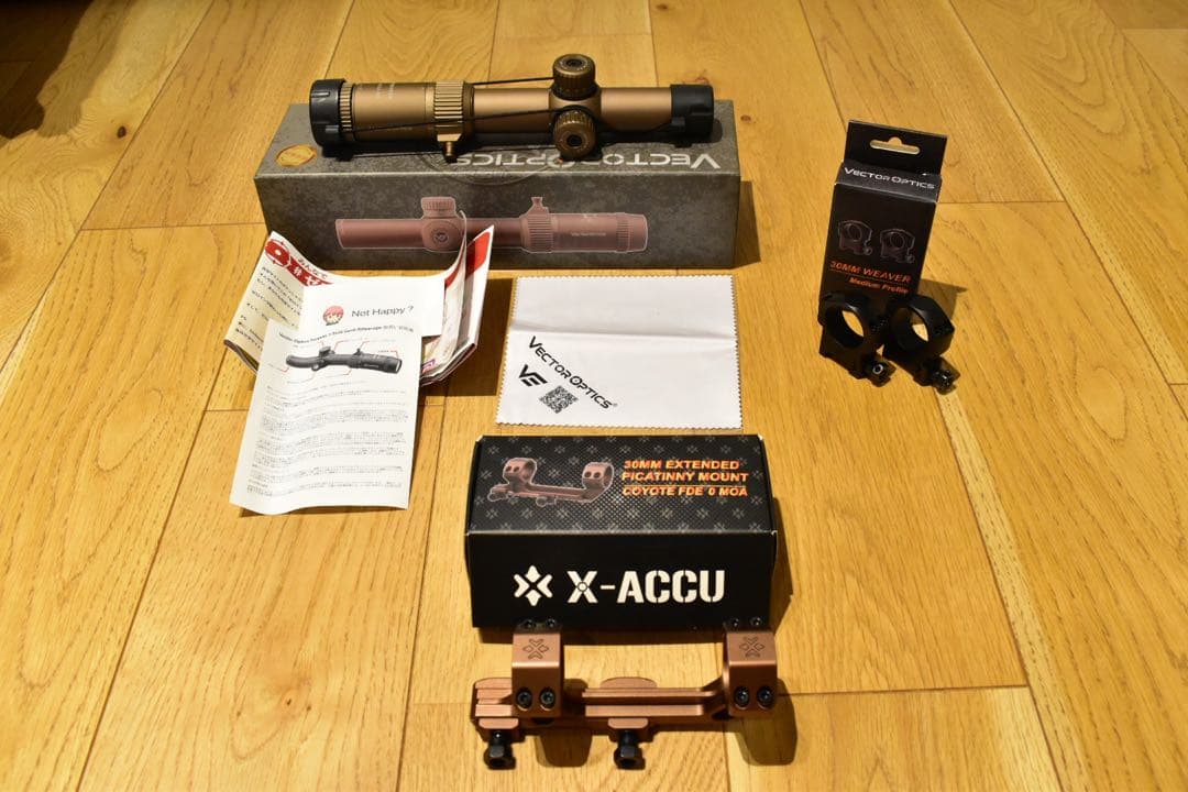 Vector Optics スコープ、マウント FDE 他