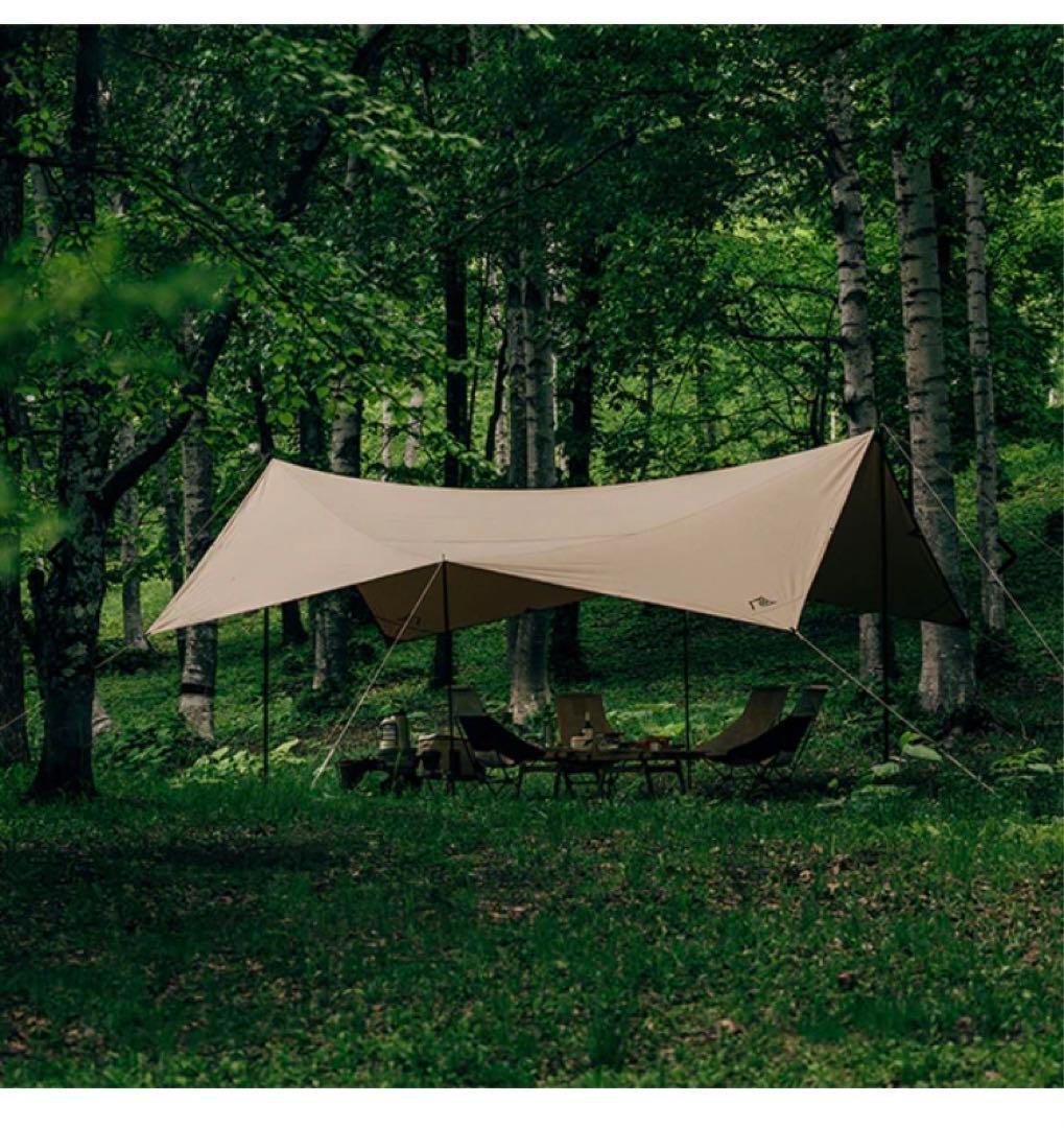 サバティカル タープ マリポサL TC スクエア型 キャンプ ライトベージュ