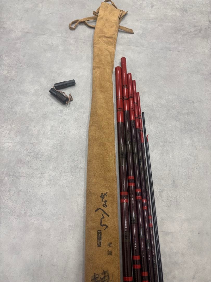 がまへら　MARK II 硬調　21尺　ヘラブナ竿　ケース付き