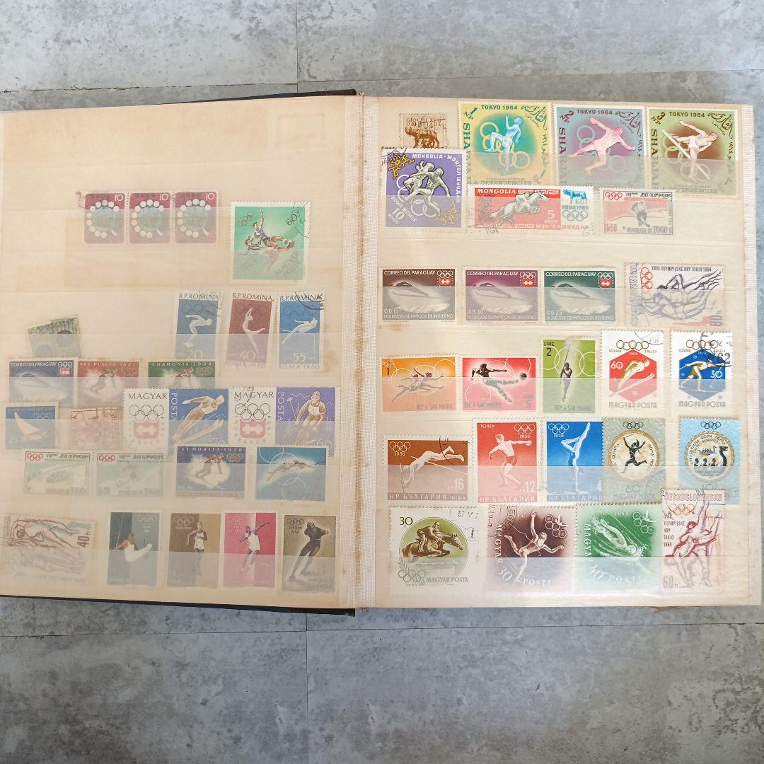 使用済み切手収集ブック　コレクションブック　オリンピック