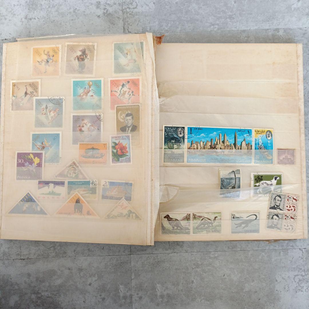 使用済み切手収集ブック　コレクションブック　オリンピック