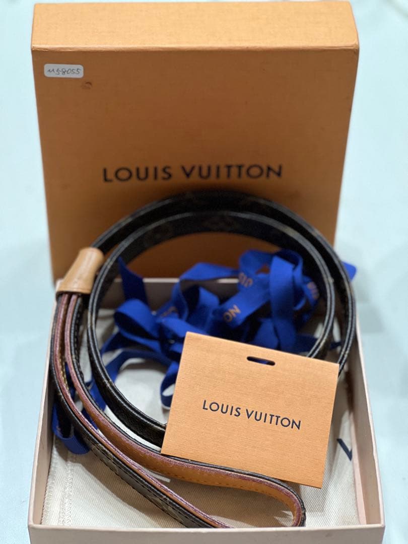 ★ルイヴィトン★LOUIS VUITTON★モノグラム★犬用リード　箱つき