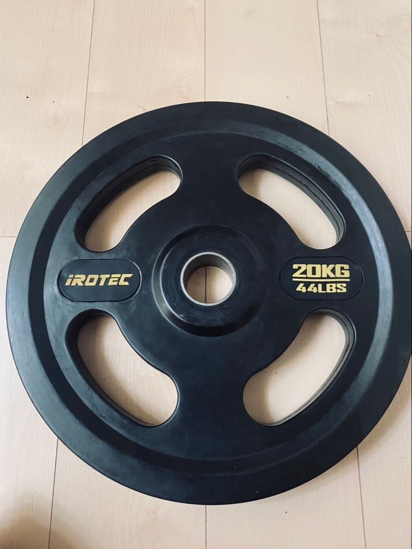 IROTEC オリンピックラバープレート20kg セット①