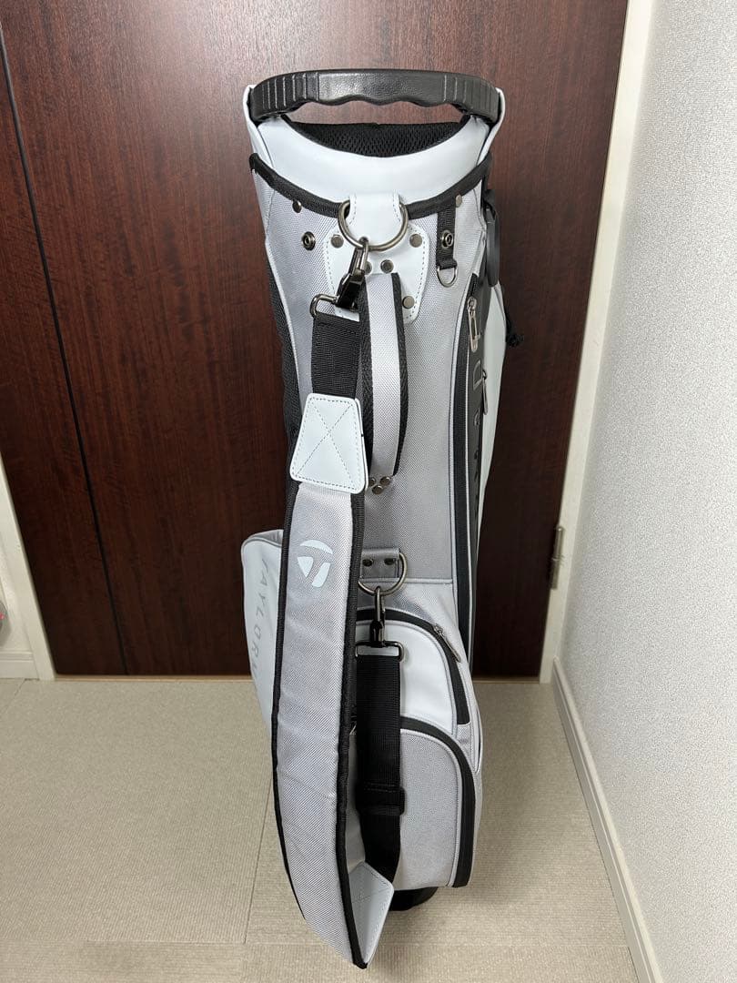 【美品】テーラーメイドA-コレクションスタンドバッグ2025年モデルカラーグレー