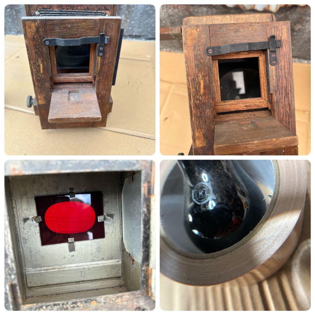 アンティークな幻灯機（マジックランタン）　写真引き伸ばし機　希少