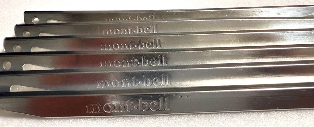 【1回使用】◼︎mont-bell◼︎ミニタープとポール★2点セット★