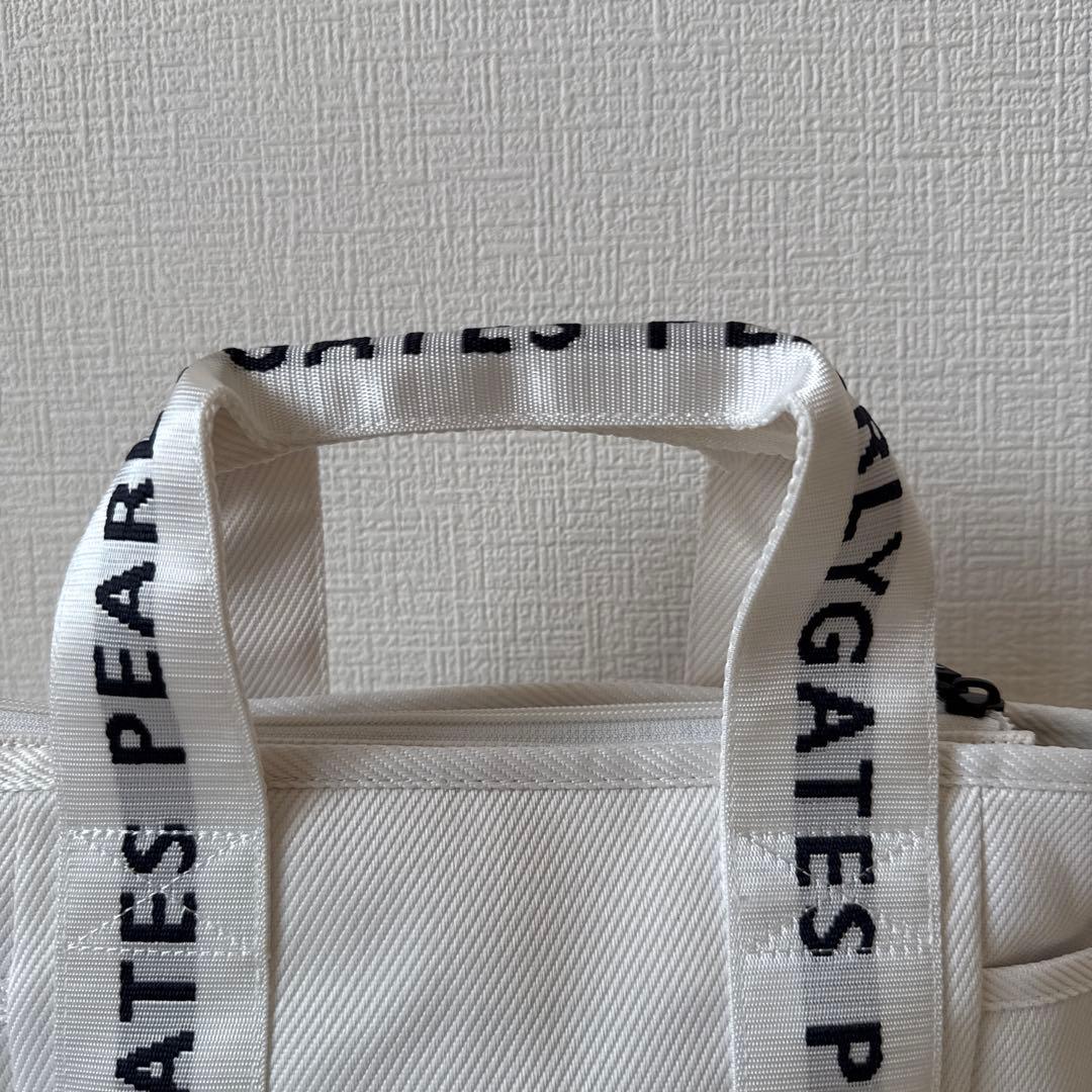 パーリーゲイツ　カートバッグ　ミニバッグ　トートバッグ　白　ホワイト　25年購入