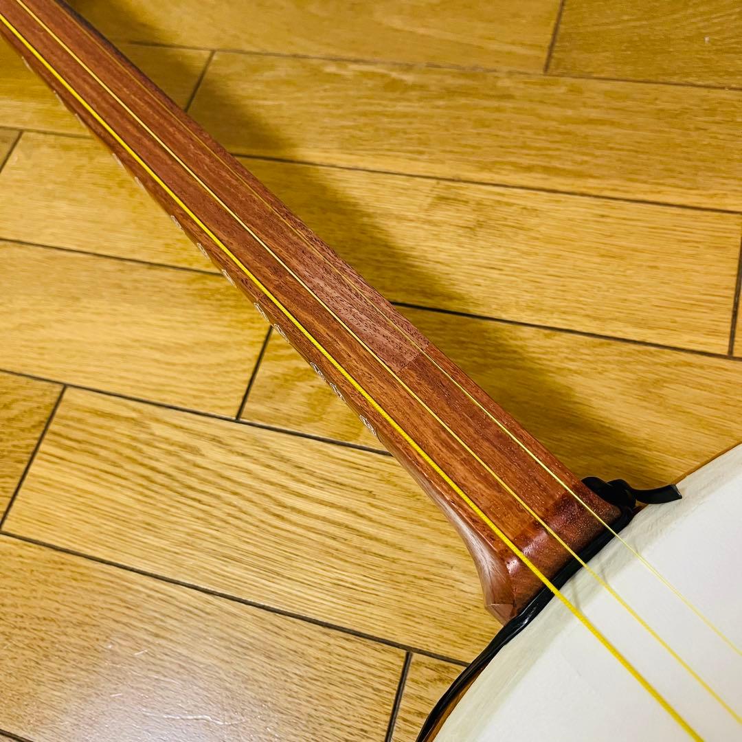 【希少品】津軽三味線 3cm 三味線 和楽器 弦楽器 破れなし　送料込み