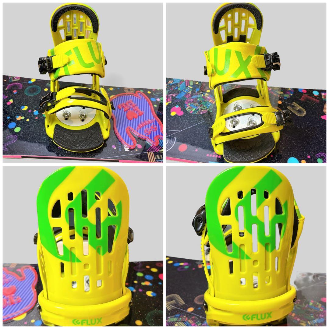 【美品】SALOMON×FLUX レディース スノーボード 3点 138cm