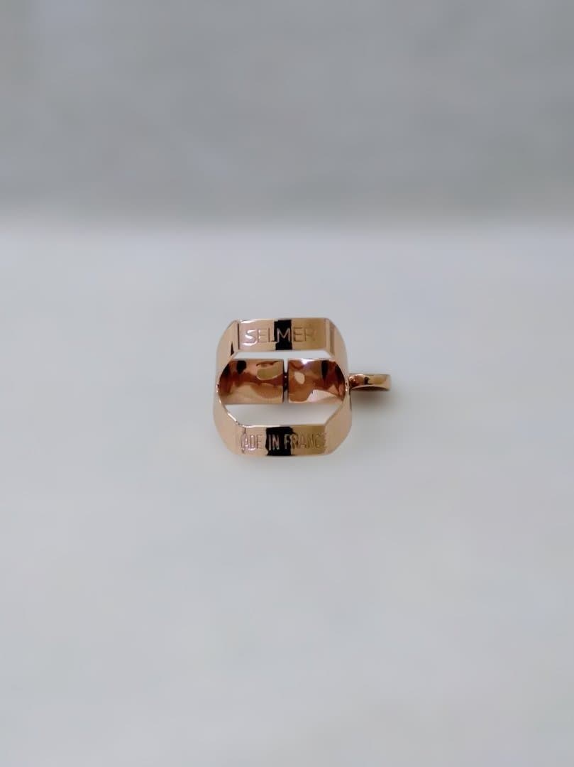 SELMER　ソプラノサックス リガチャー　ピンクゴールド