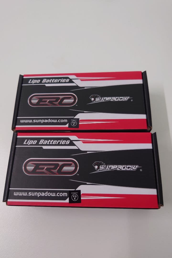 専用SUNPADOW 7.4V / 3800mAh / 110C リポバッテリー