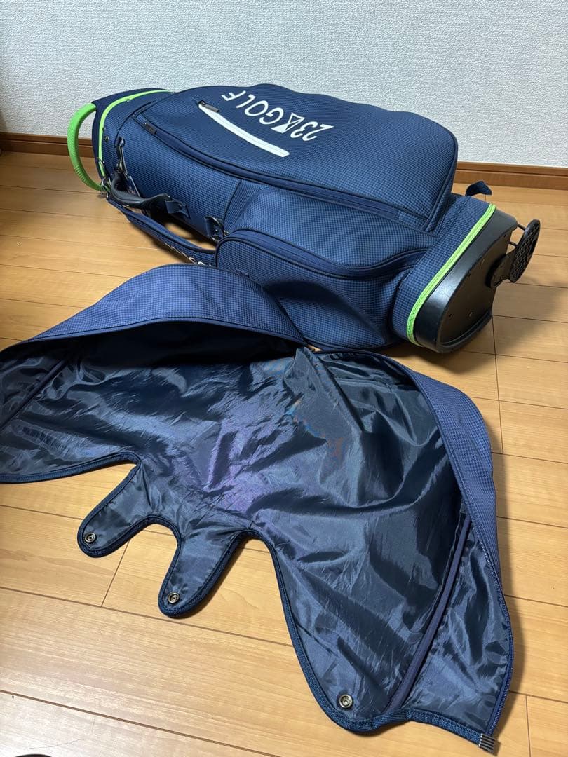 23区GOLF スタンド式 軽量キャディバッグ ネイビー