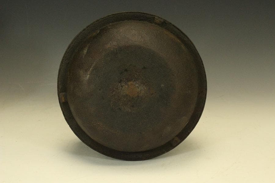 茶道具 鬼面風炉釜 平丸釜 718