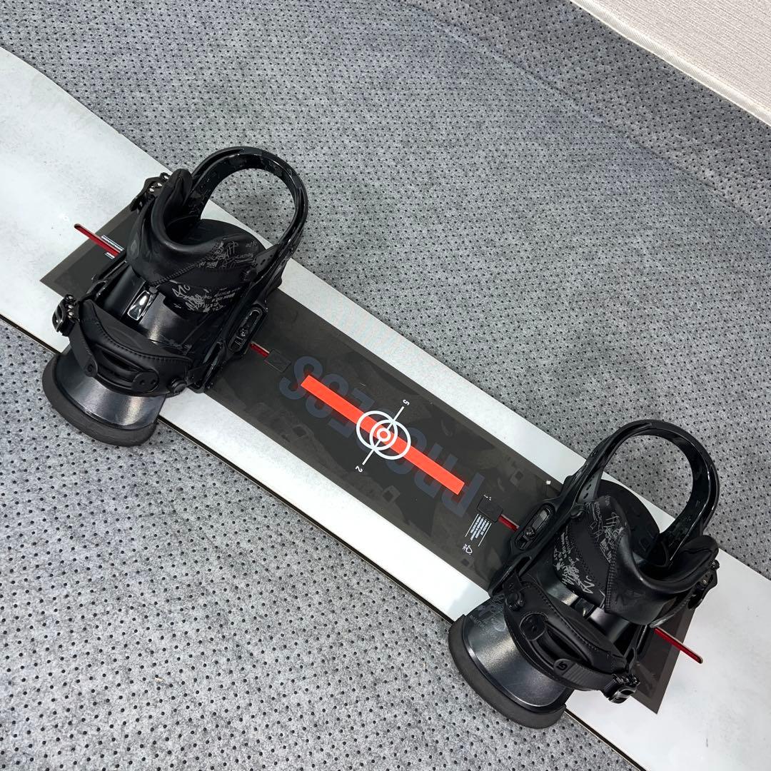 5回使用 152cm BURTON PROCESS×CUSTOM Mサイズ