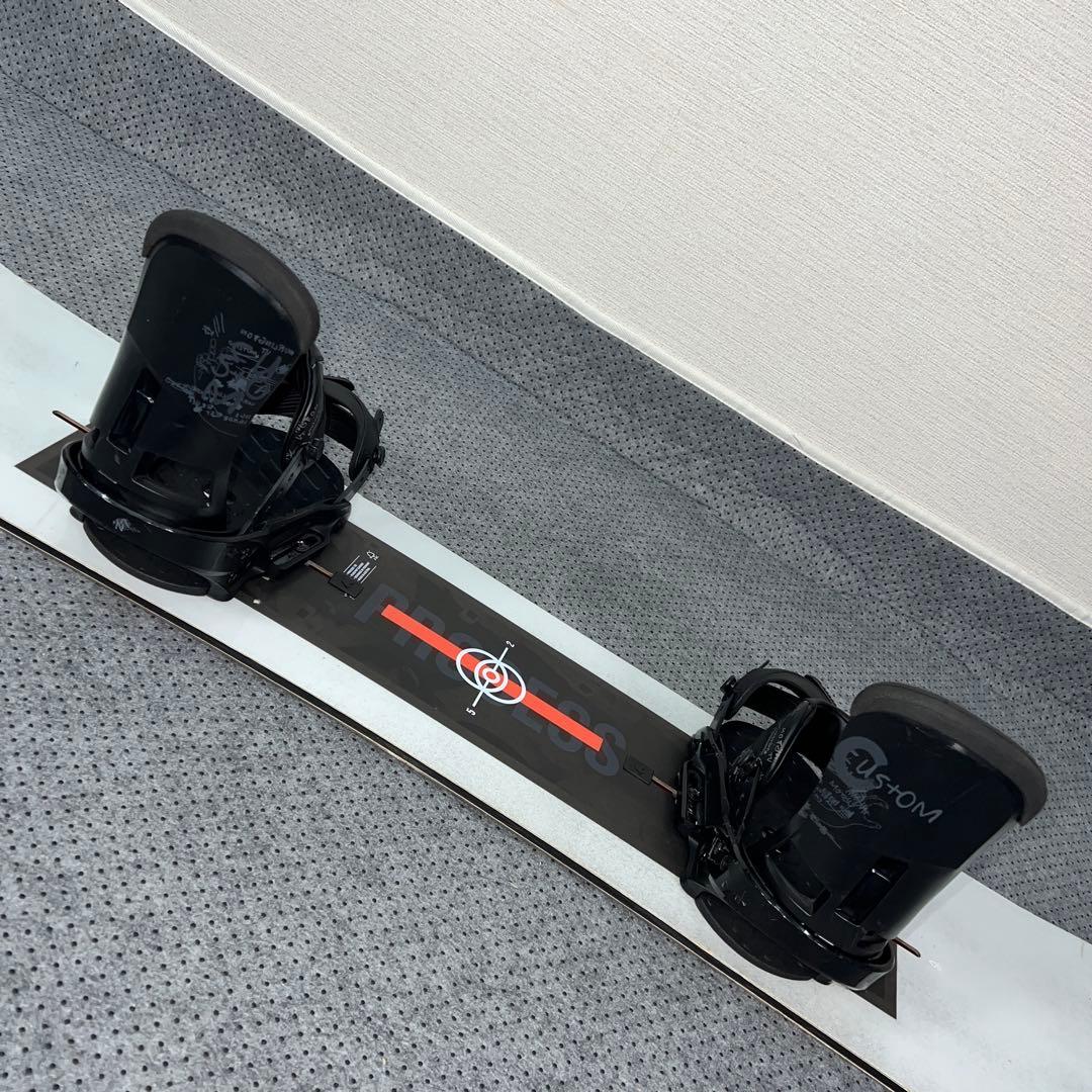 5回使用 152cm BURTON PROCESS×CUSTOM Mサイズ