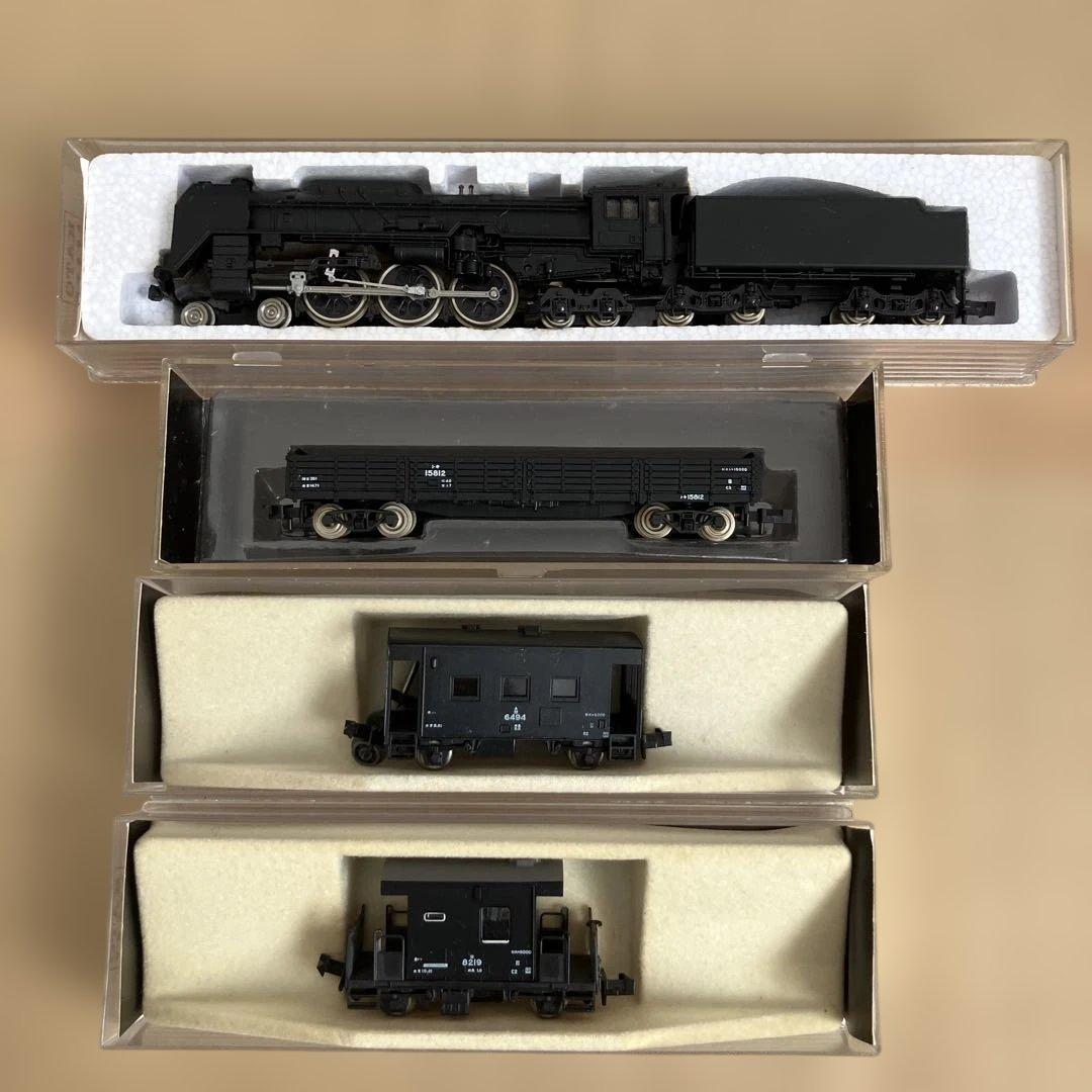 KATO C62蒸気機関車と貨車セット