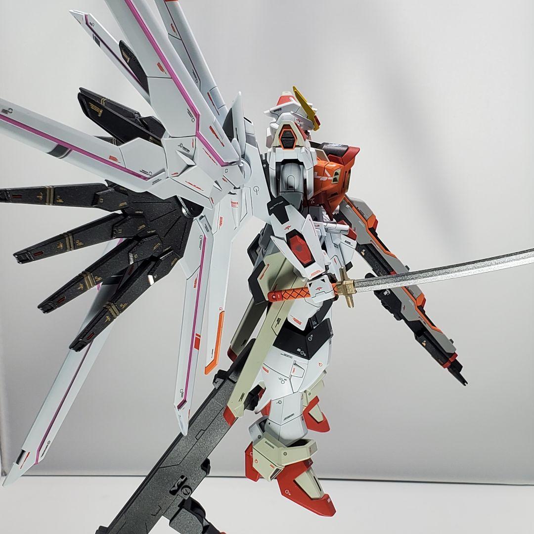 HG マイティーストライクフリーダムガンダム 塗装 完成品 ガンプラ