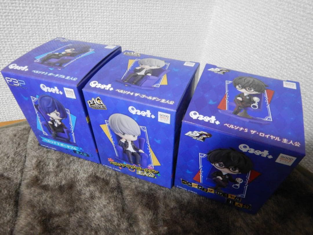 【 ３体セット・Qset+ P3P主人公+P4G主人公 +P5R主人公]