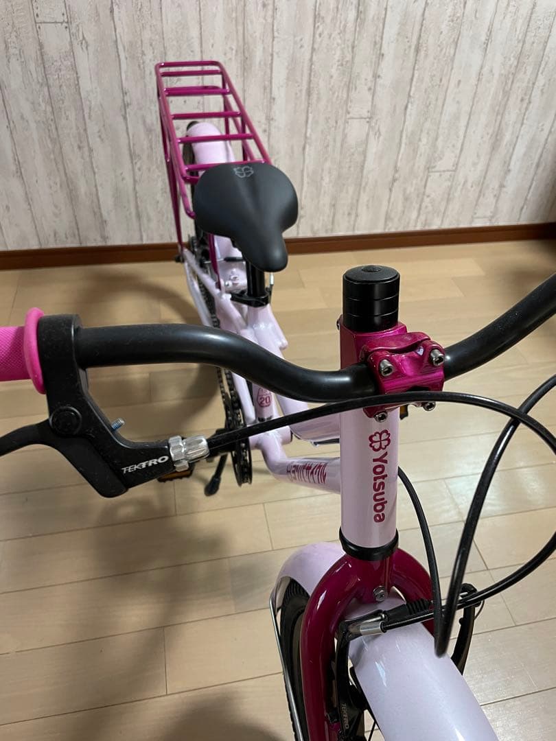 (引取限定）ヨツバサイクル　ピクニック20インチ ピンク色 2021年頃モデル