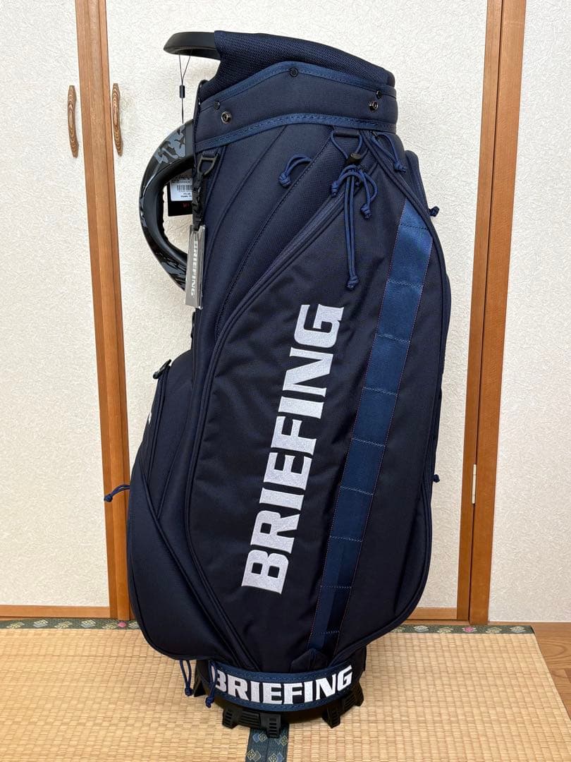 未使用)ブリーフィング キャディバッグ 25年モデル CR-5#04 ネイビー
