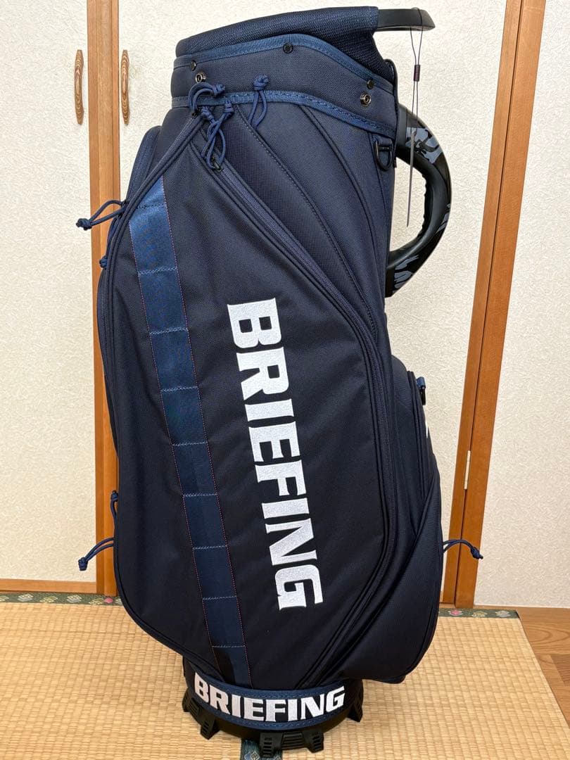 未使用)ブリーフィング キャディバッグ 25年モデル CR-5#04 ネイビー