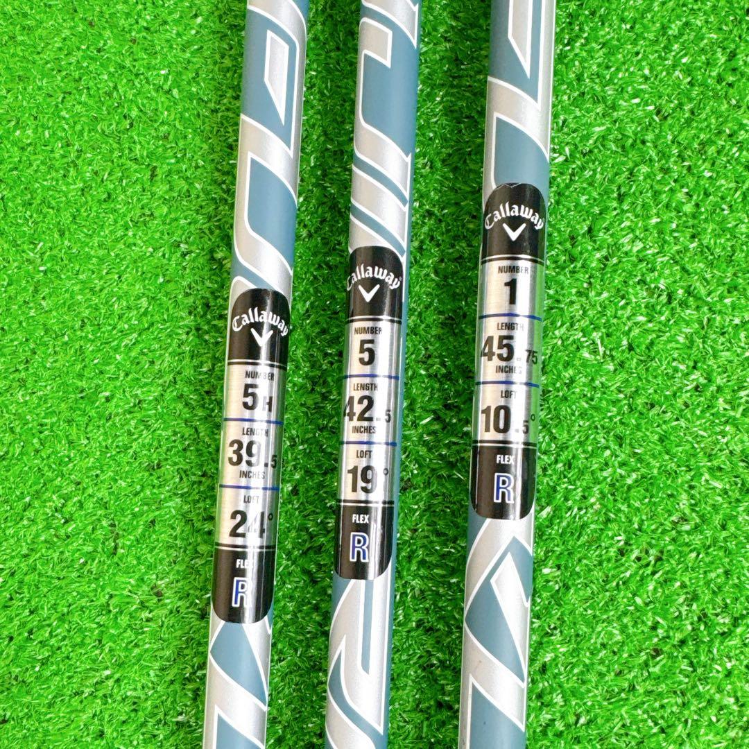 【美品】 キャロウェイ パラダイム MAXFAST 1w 5w 5u 3本セット