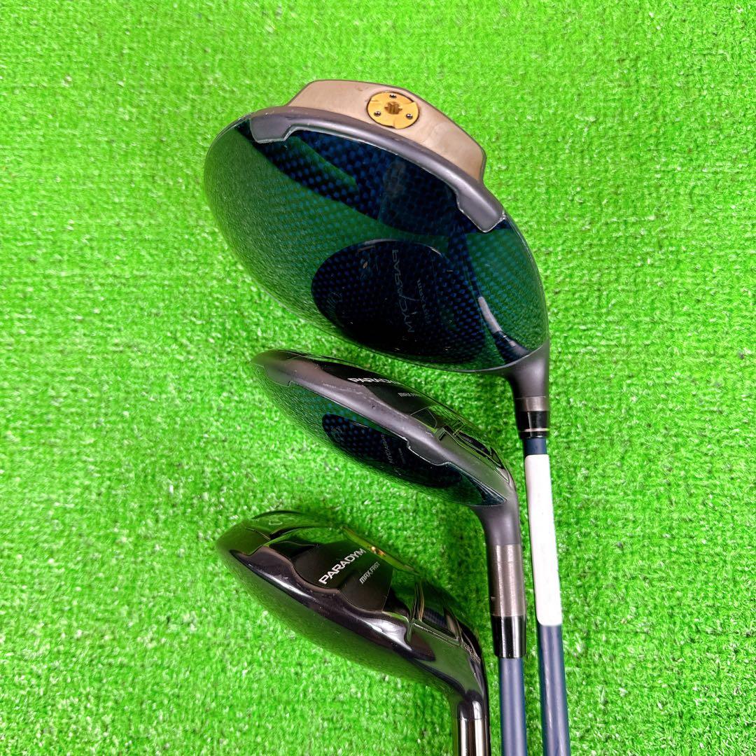 【美品】 キャロウェイ パラダイム MAXFAST 1w 5w 5u 3本セット