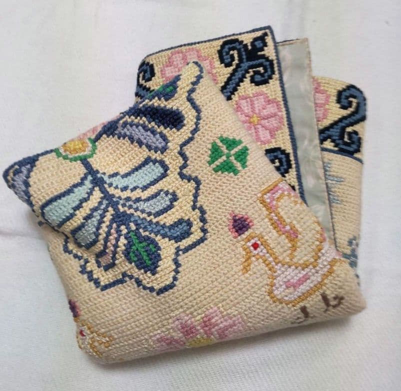 フランスアンティーク 刺繍 壁飾り ハンドステッチ タペストリー ポスター#3