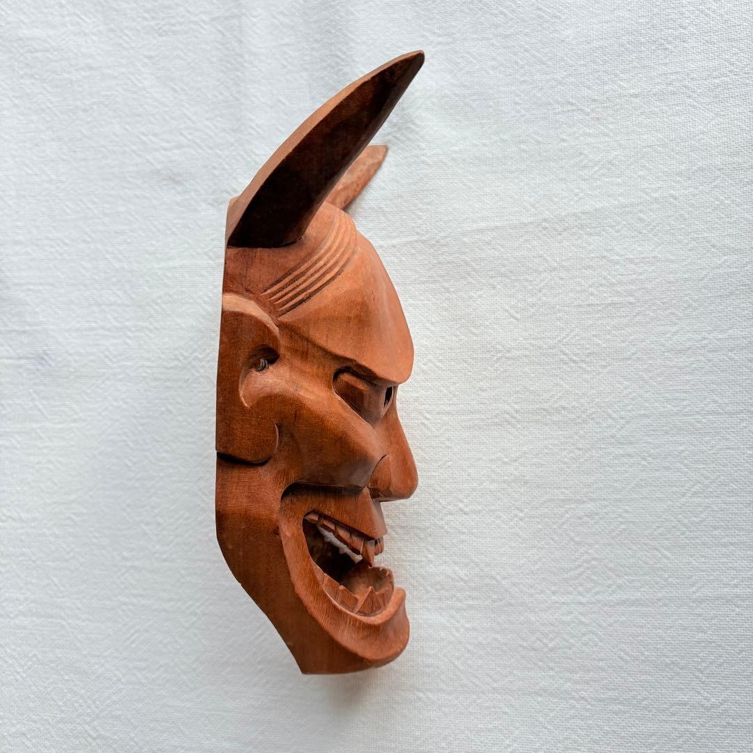 般若　木彫　伝統工芸品