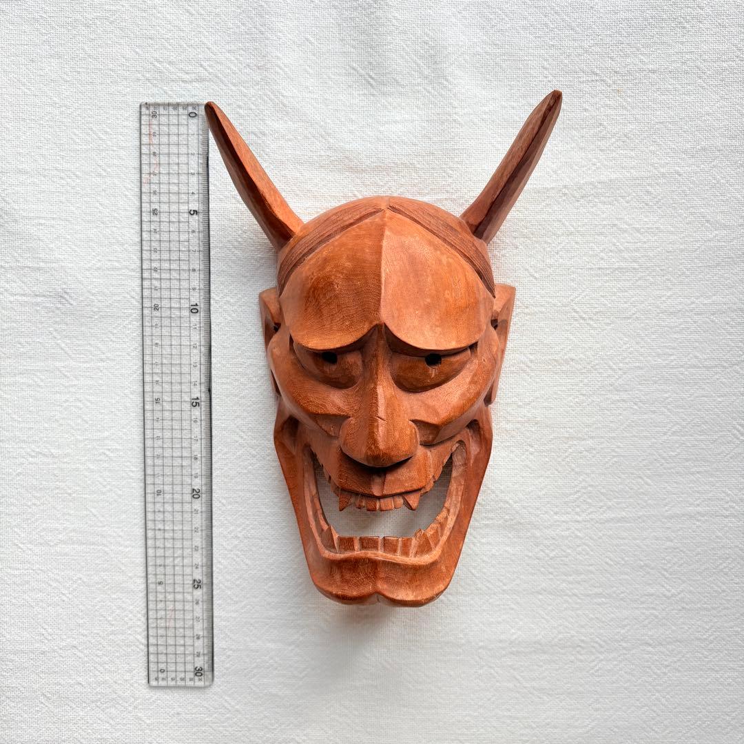 般若　木彫　伝統工芸品