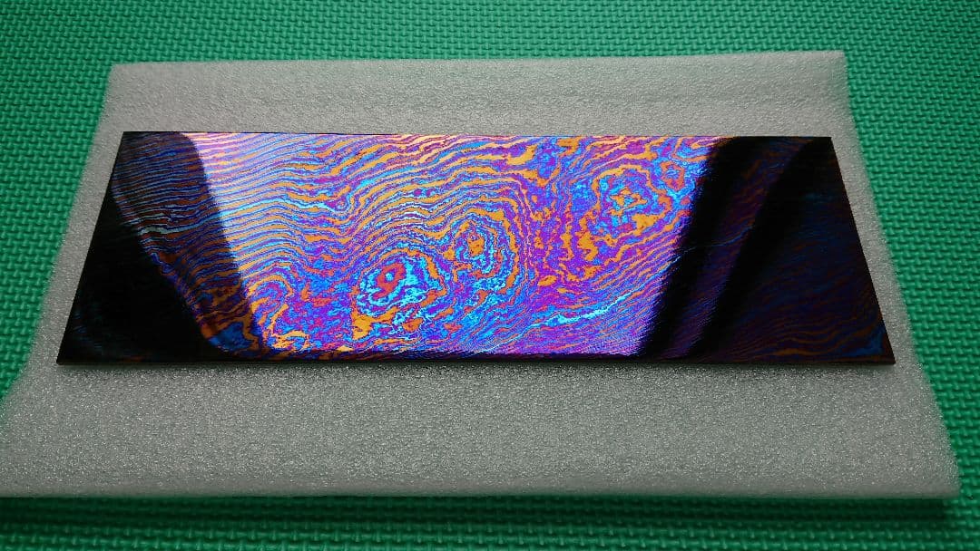 ティマスカス・ロングプレート (チタン合金製ダマスカス) Timascus