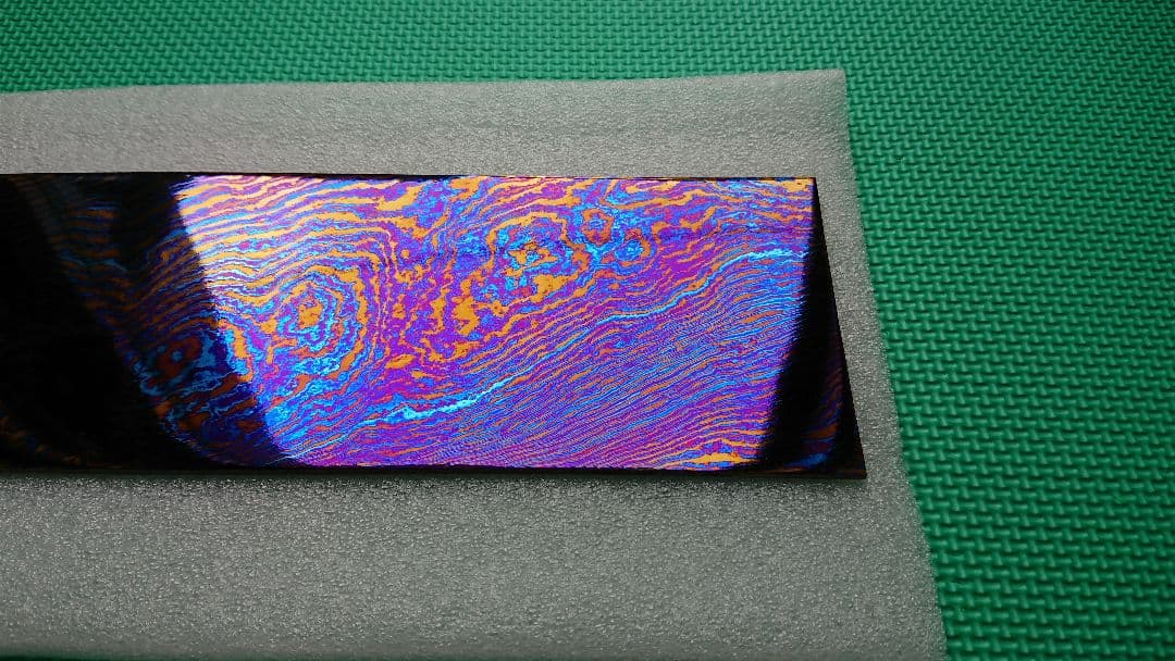 ティマスカス・ロングプレート (チタン合金製ダマスカス) Timascus