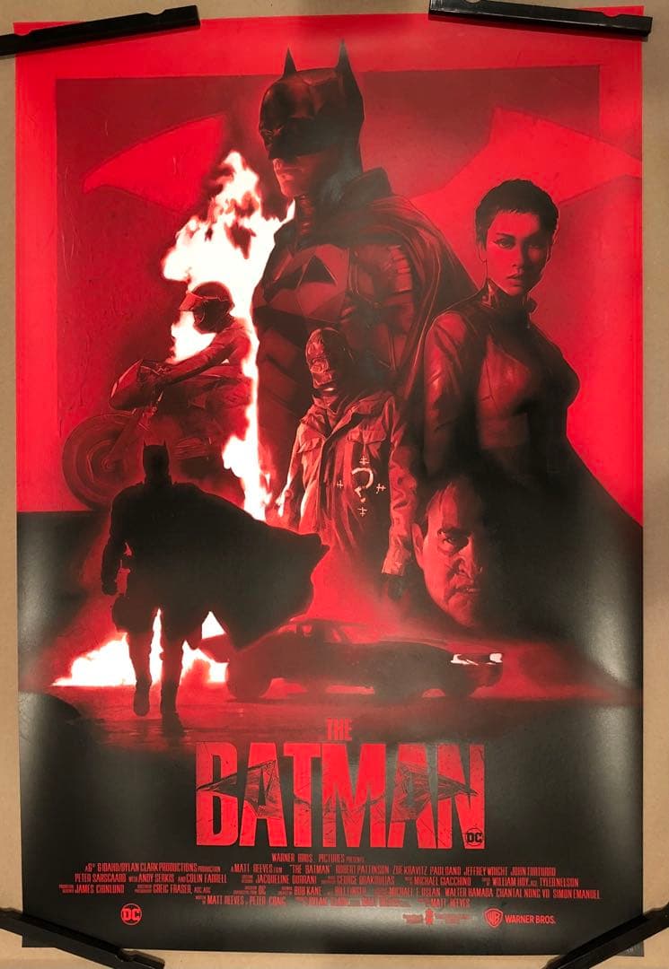 THE BATMAN スクリーンプリント ポスター 全世界55枚 限定