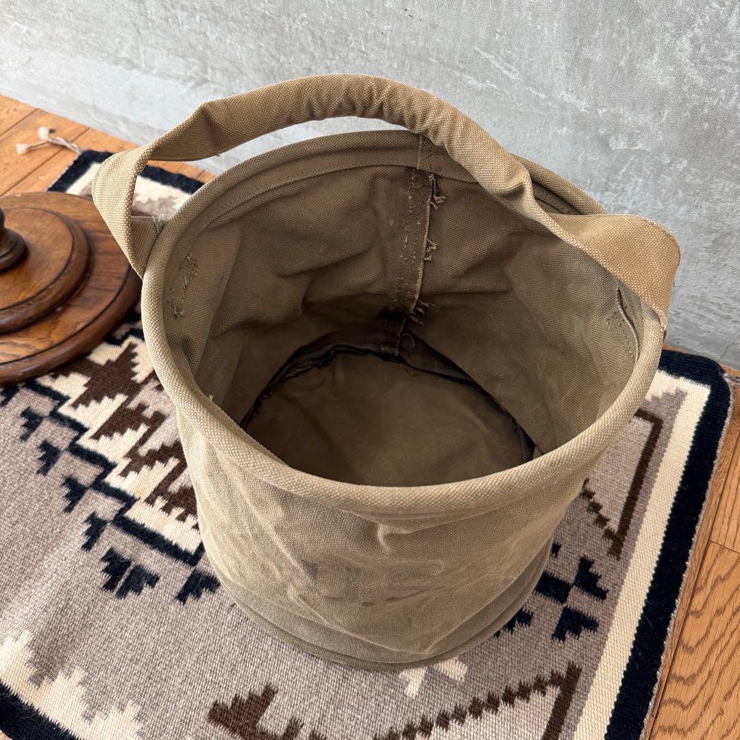 40s 1944 ミリタリー キャンバス バケツ バケット US アンティーク