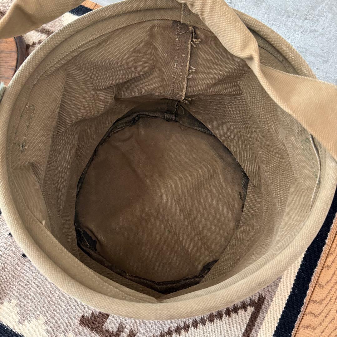 40s 1944 ミリタリー キャンバス バケツ バケット US アンティーク