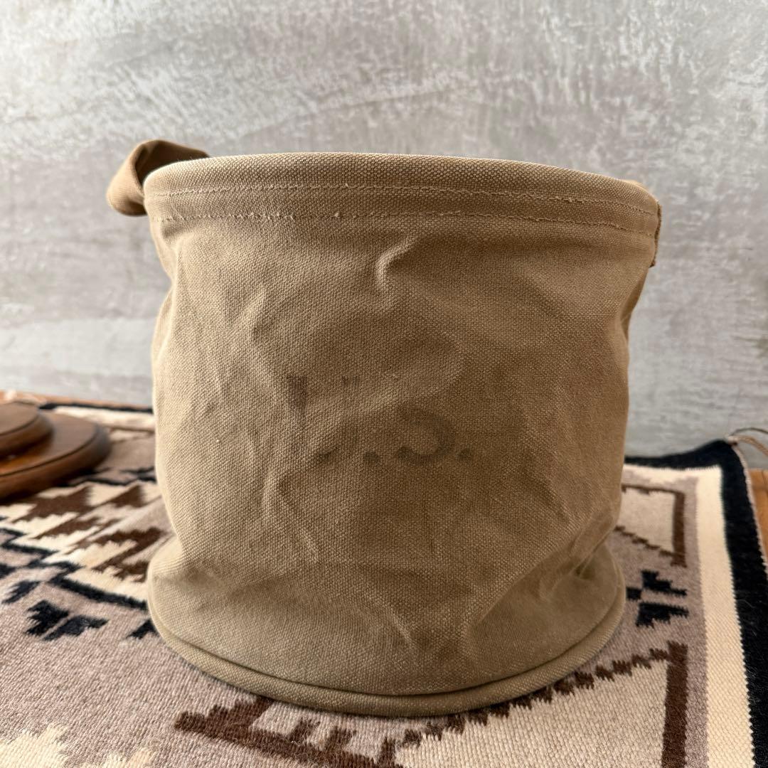 40s 1944 ミリタリー キャンバス バケツ バケット US アンティーク