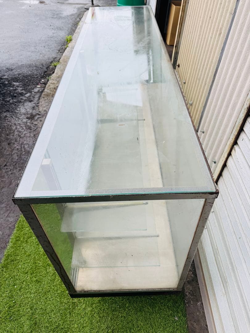 福岡発 直取り限定 ショーケース ガラスケース 飾り棚 182cm 扉付き