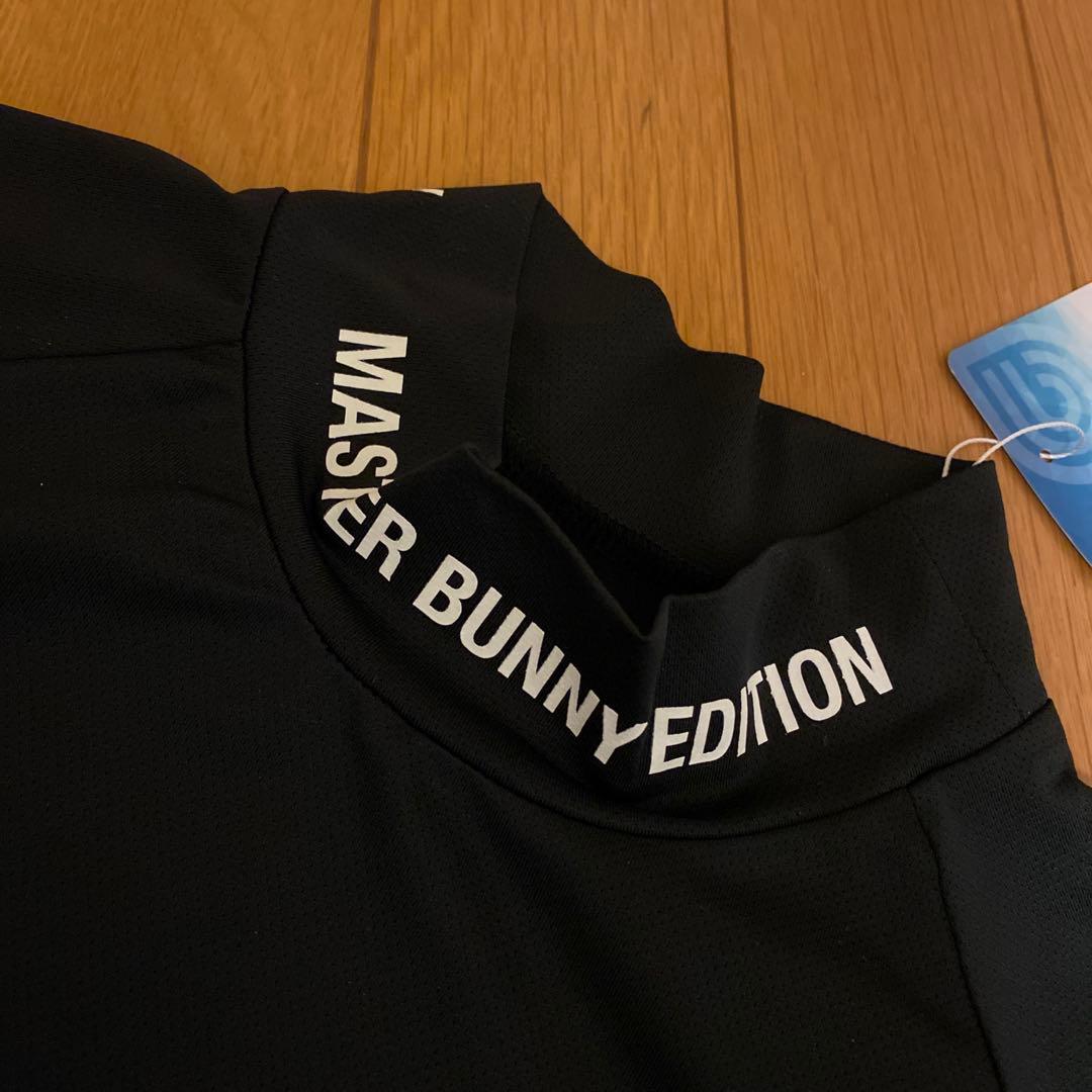 パーリーゲイツ☆新品 マスターバニー クールコア微メッシュモックネックカットソー